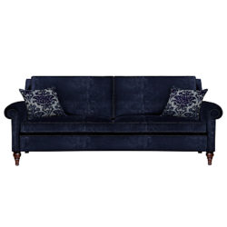 Duresta Kingsley 4 Seater Grand Sofa Pimlico Indigo